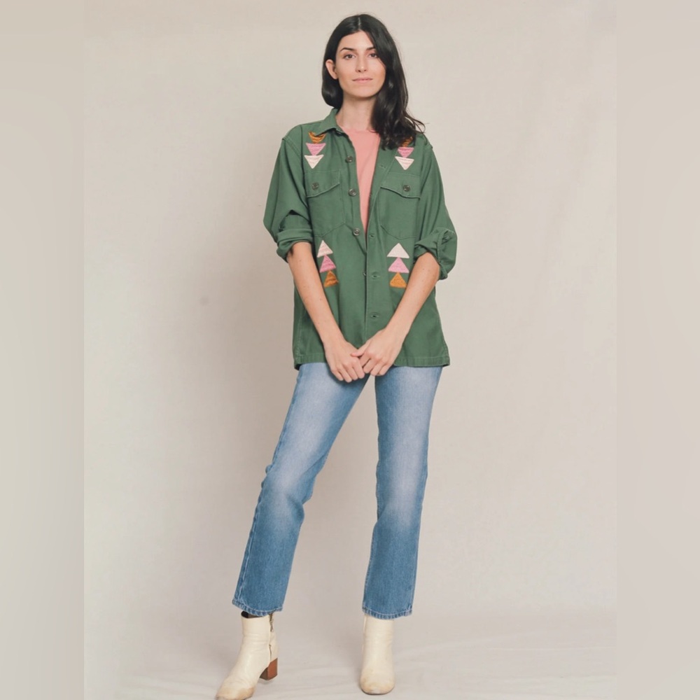Bliss and Mischief Army Jacket - Size 3 (L) - Picture 12 of 13